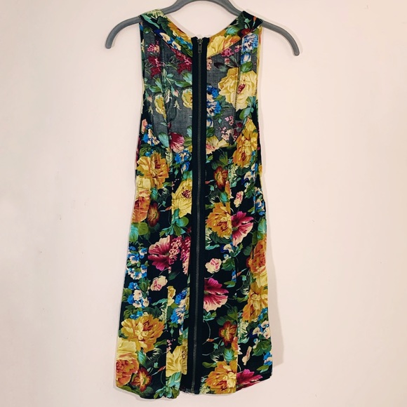 Open back Zipper Floral Dress - Picture 4 of 4